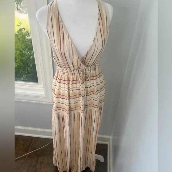 L*space Sz Large Emma Maxi Dress / Swim Cover up Sun soaked Striped NWT - Picture 13 of 16